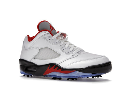 Jordan 5 Retro Low Golf Fire Red (Silver Tongue)