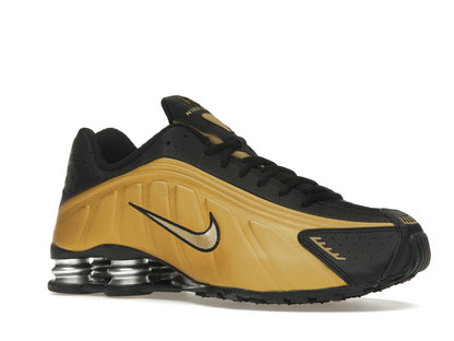 Nike Shox R4 Black Metallic Gold (Women's)
