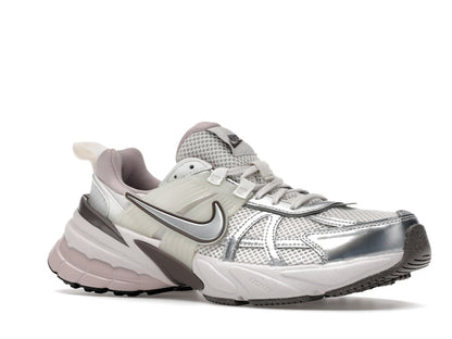 Nike V2K Run Platinum Tint Summit White Cave Stone Metallic Silver (Women's)