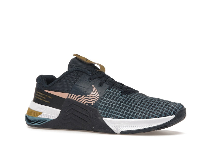 Nike Metcon 8 Armory Navy Obsidian Cerulean Arctic Orange