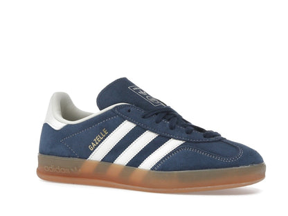 adidas Gazelle Indoor Night Indigo Off White Gold Metallic