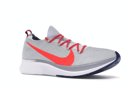 Nike Zoom Fly Flyknit Pure Platinum Bright Crimson
