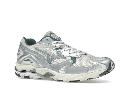 Mizuno Wave Rider 10 White Slate Bistro Green