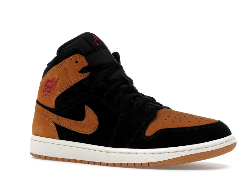 Jordan 1 Mid SE Black Flax