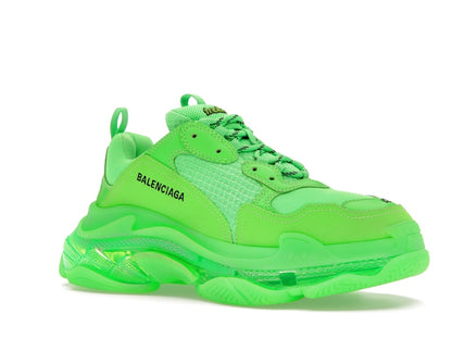 Balenciaga Triple S Neon Green Clear Sole