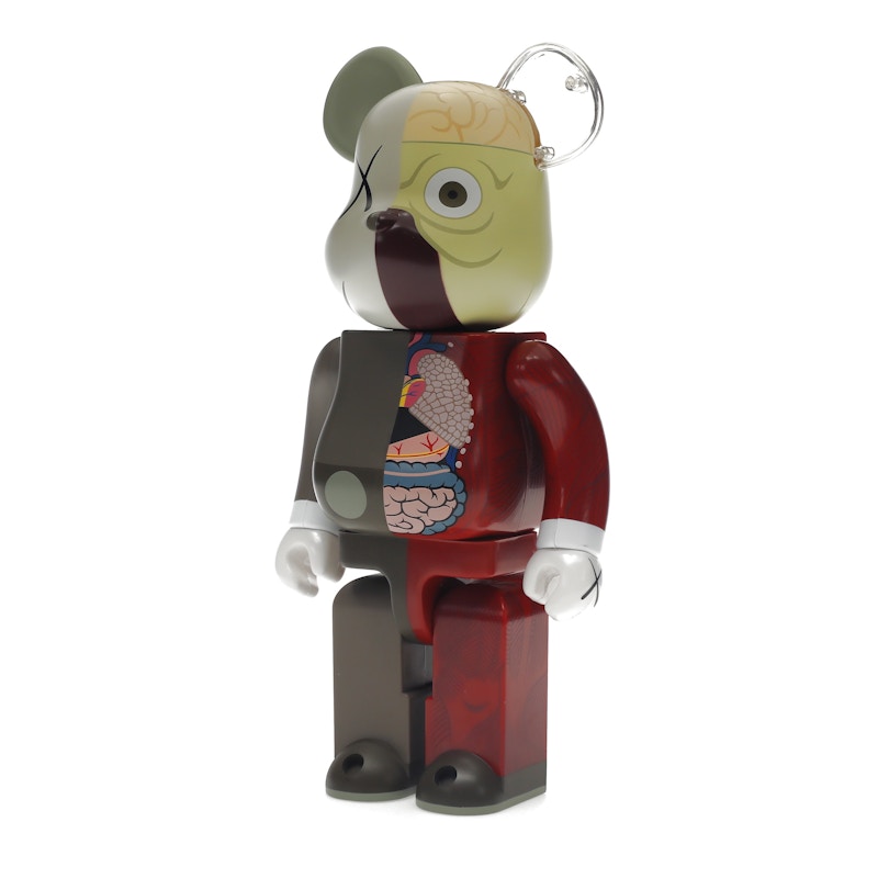 KAWS Bearbrick Dissected 400% Brown