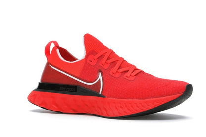 Nike React Infinity Run Flyknit Bright Crimson Black