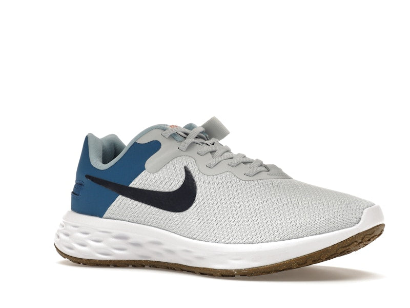 Nike Revolution 6 FlyEase Next Nature Pure Platinum Dark Marina Blue