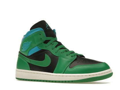 Jordan 1 Mid Lucky Green Aquatone (Women's)