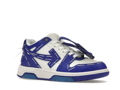 OFF-WHITE Out Of Office Sartorial Stitching White Dark Blue (Women's)