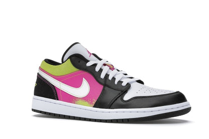 Jordan 1 Low Black Active Fuchsia Cyber