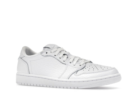 Jordan 1 Retro Low Swooshless Triple White (2025)