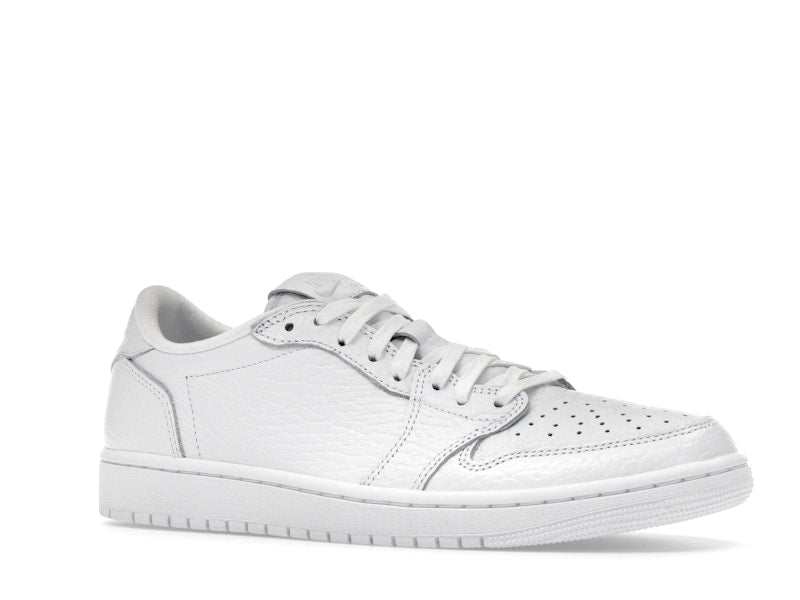 Jordan 1 Retro Low Swooshless Triple White (2025)