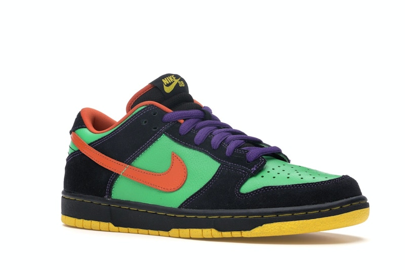 Nike SB Dunk Low Green Spark Hoop Orange