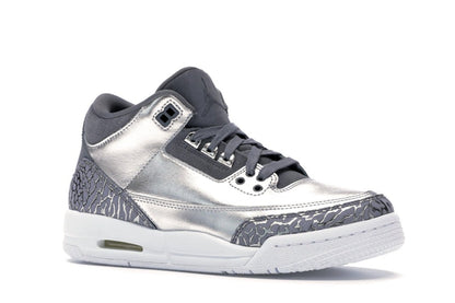 Jordan 3 Retro Premium Heiress Metallic Silver (GS)