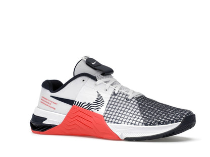 Nike Metcon 8 White Crimson Obsidian