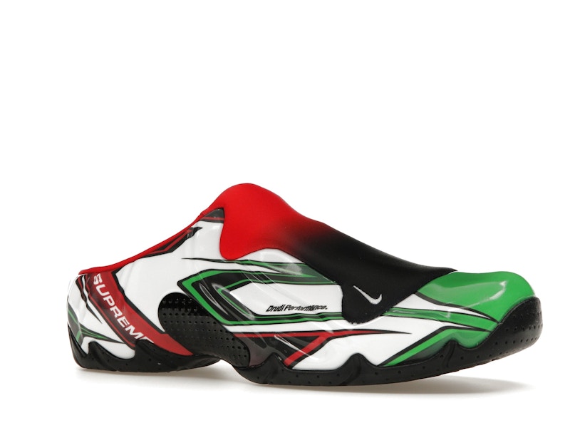 Nike Clogposite Supreme White Gym Red Green