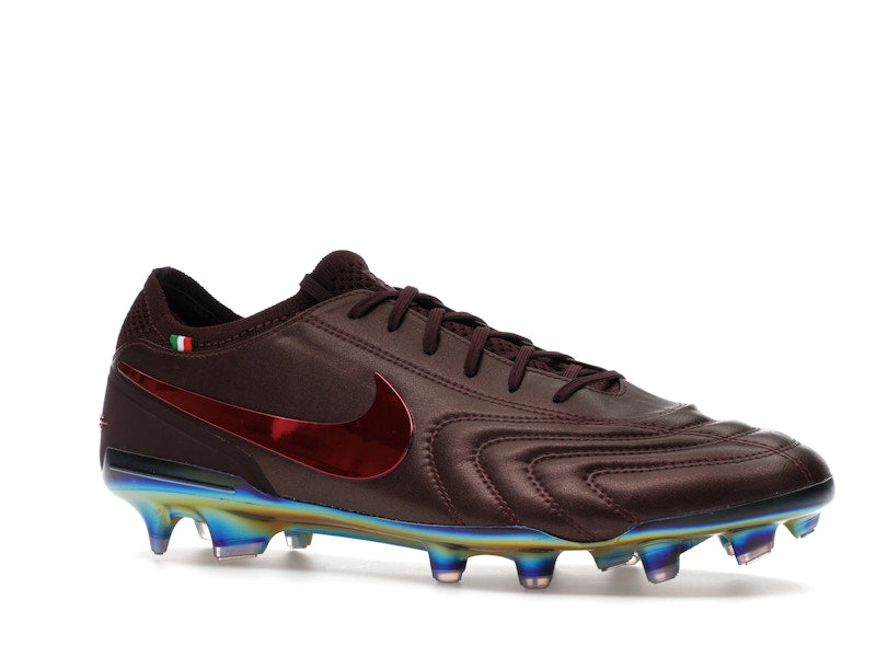 Nike Tiempo Legend 10 Elite Luxe FG Montebelluna Leather Port Wine