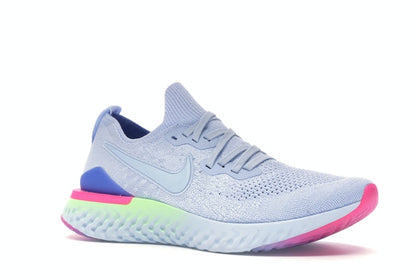 Nike Epic React Flyknit 2 Hydrogen Blue Sapphire Hyper Pink