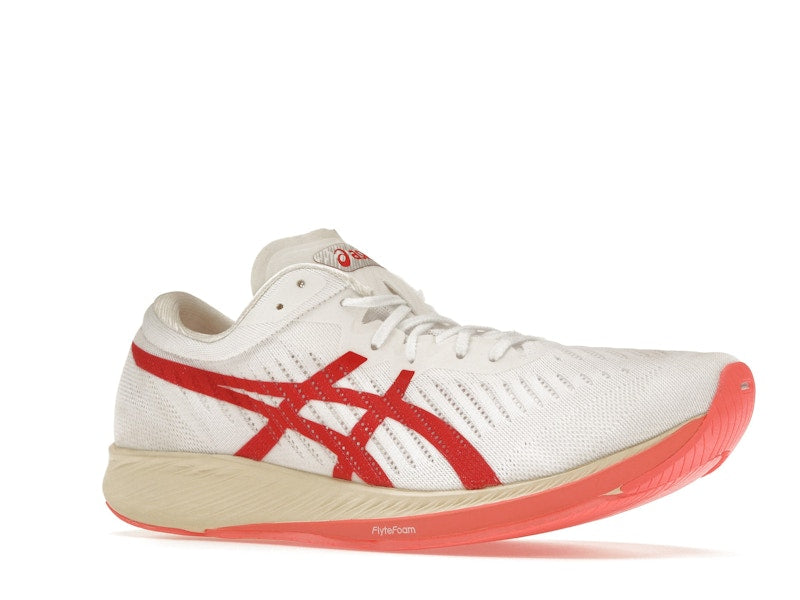 ASICS Metaracer White Sunrise Red