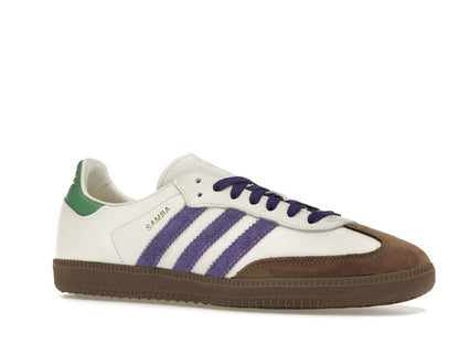 adidas Samba OG Off White Core Purple Green Brown (Women's)