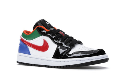 Jordan 1 Low Multi-Color Black Toe (Women's)
