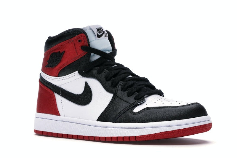 Jordan 1 Retro High Satin Black Toe (Women's)