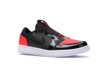 Jordan 1 Low Slip Black Hot Punch (Women's)