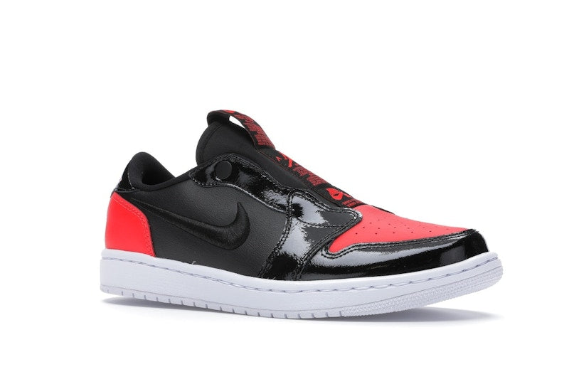 Jordan 1 Low Slip Black Hot Punch (Women's)