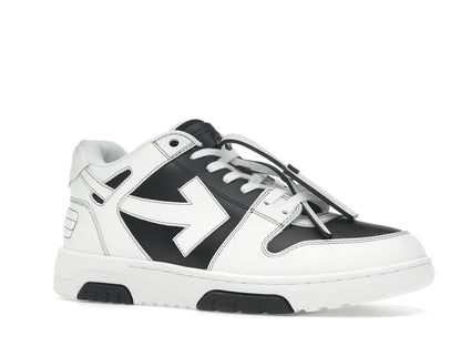 OFF-WHITE Out Of Office OOO Low Tops Black White