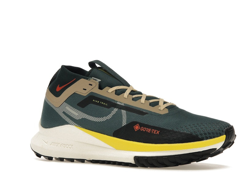Nike React Pegasus Trail 4 Gore-Tex Noble Green Picante Red