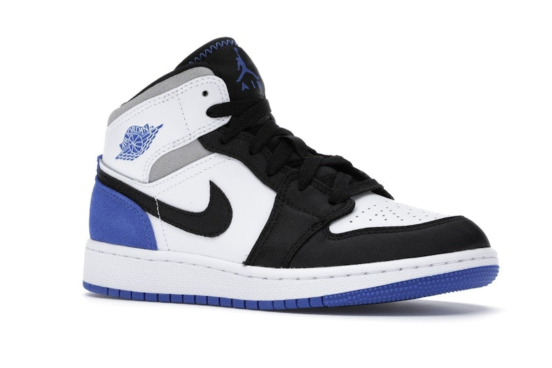 Jordan 1 Mid SE White Black Royal (GS)