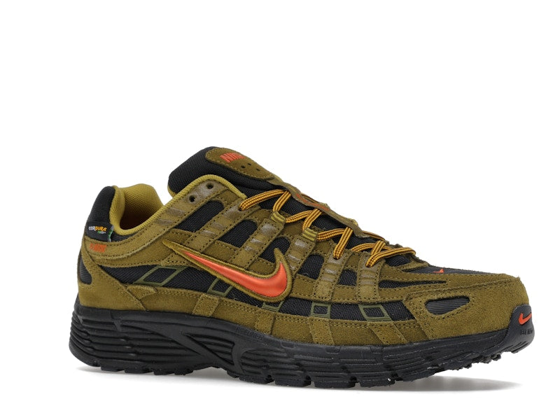 Nike P-6000 Premium Cordura Olive Flak Black Picante Red