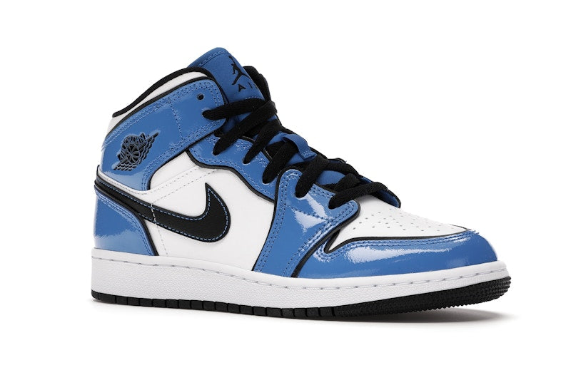 Jordan 1 Mid Signal Blue (GS)