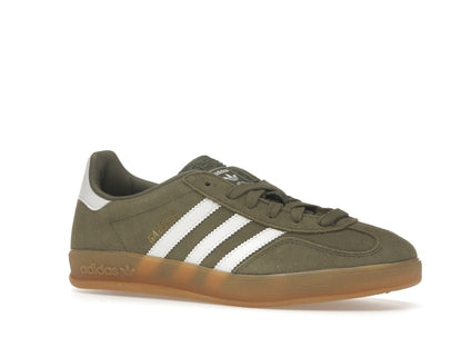 adidas Gazelle Indoor Olive Strata Cloud White Gum