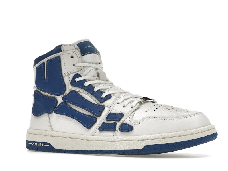 AMIRI Skel Panelled High Top White Blue