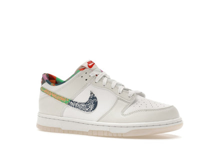 Nike Dunk Low White Multi-Color Paisley (GS)