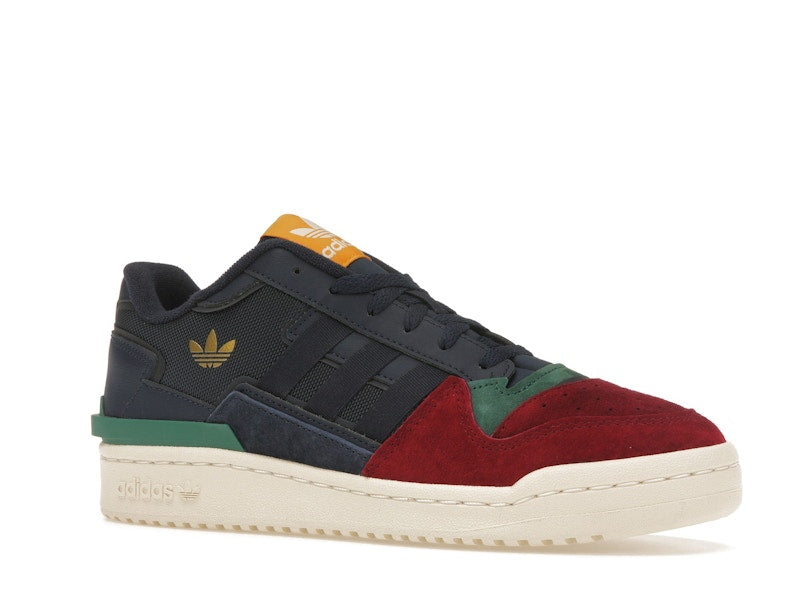 adidas Forum Exhibit Low 2.0 Collegiate Navy Burgundy Green