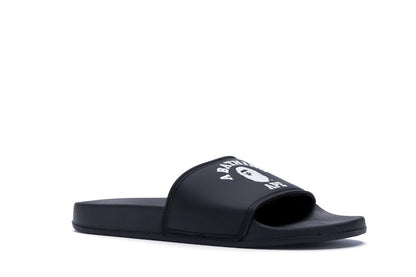 BAPE College Slide Sandals Black