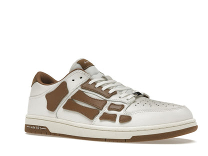 AMIRI Skel Top Low White Brown White