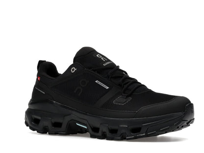 On Running Cloudrock Low Waterproof All Black