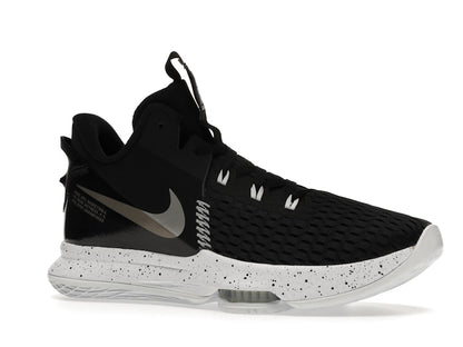 Nike LeBron Witness 5 Black Metallic Silver