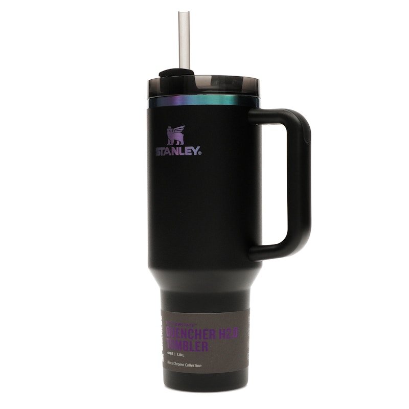 Stanley The Black Chroma Collection Flowstate Quencher 40oz Tumbler Black Chroma