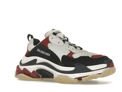 Balenciaga Triple S White Black Crimson