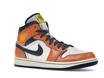 Jordan 1 Mid SE Summit White Crimson Bliss Deep Royal Blue Iron Grey