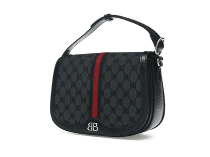 Gucci x Balenciaga The Hacker Project Medium Shoulder Bag Black