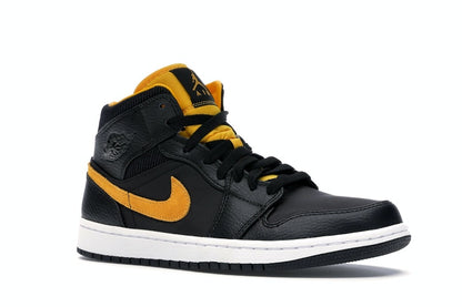 Jordan 1 Mid Black University Gold