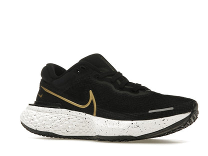 Nike ZoomX Invincible Run Flyknit Black Metallic Gold (Women's)