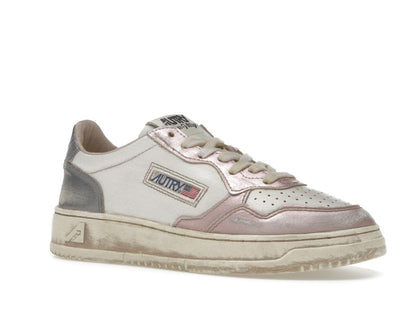 Autry Medalist Low Super Vintage White Rose Blackboard (Women's)