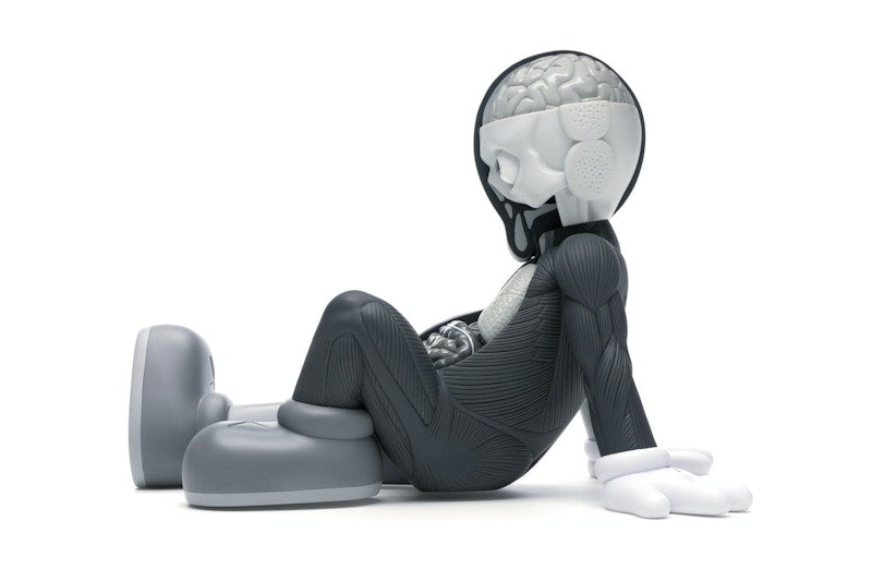 KAWS Resting Place Vinyl Figure Grey